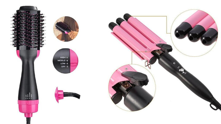 Combo HairBrush Blow:compra un secador de pelo y recibe una babyliss de regalo, La solución para el cabello rebelde: secado rápido y sin encrespamiento, ¡todos los días!