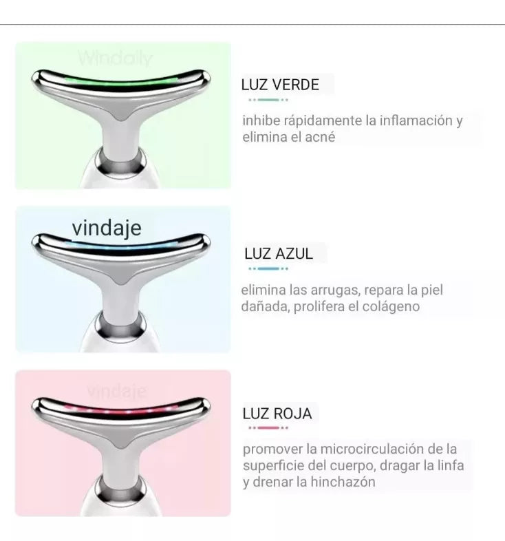 Masajeador Facial Reductor Arrugas Y Pap