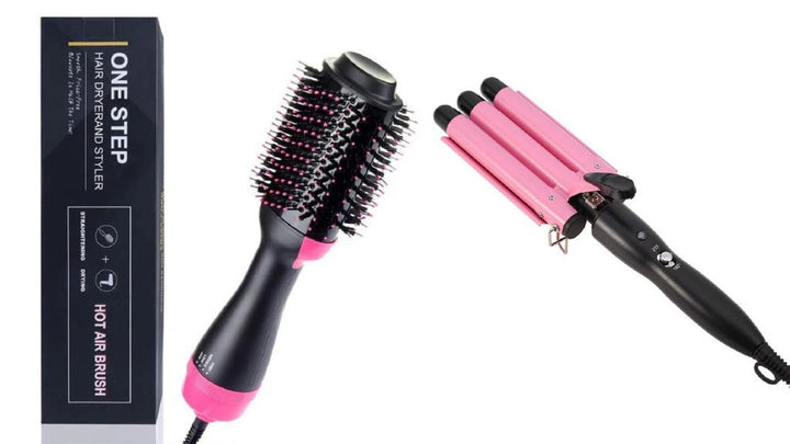 Combo HairBrush Blow:compra un secador de pelo y recibe una babyliss de regalo, La solución para el cabello rebelde: secado rápido y sin encrespamiento, ¡todos los días!