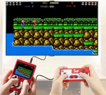Mini consola retro Game Boy: ¡400 juegos clásicos en la palma de la mano!
