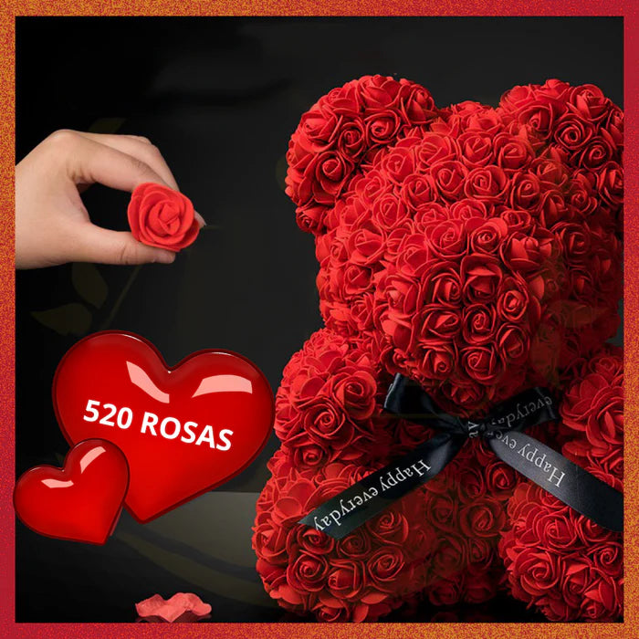 Oso Encanto de Rosas – El Regalo Perfecto para tu Amor!❤️