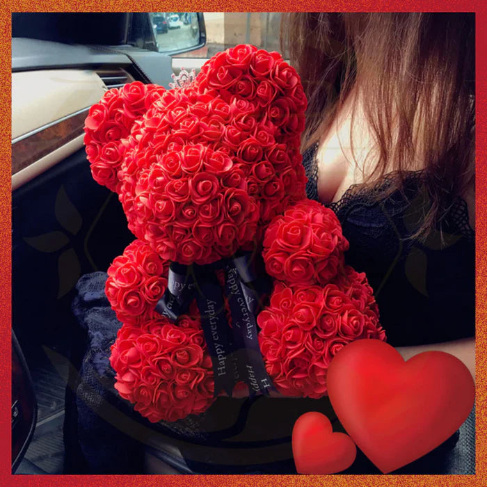 Oso Encanto de Rosas – El Regalo Perfecto para tu Amor!❤️